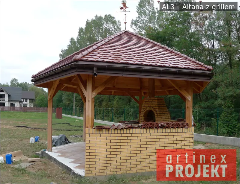 Wnętrze 3, AL3 Altana z grillem
