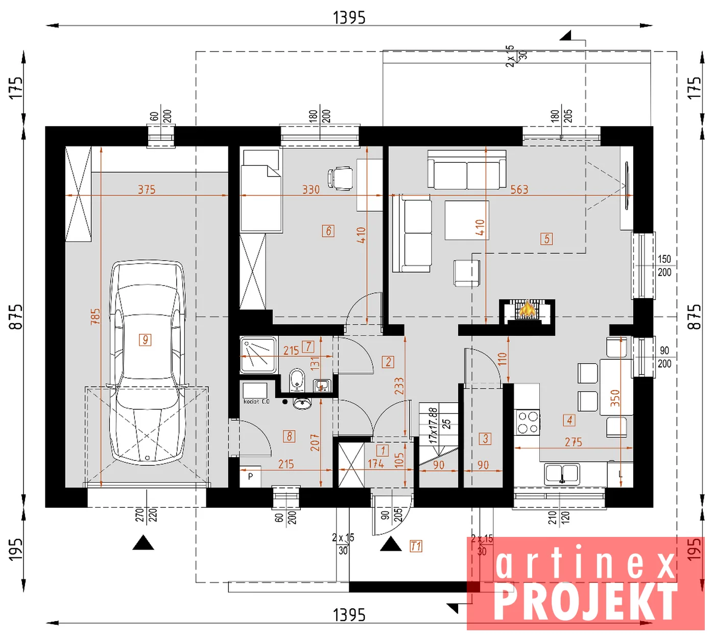 Rzut: parter, D221